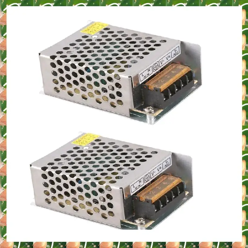 JAJA 2Pcs 5V 6A Switch Power Supply Adapter For DC Monitoring LED Display Screen Power Supply Cabinet Light Power Board