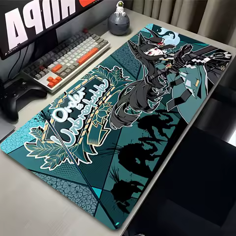 Large Mousepad 900x400 Hoshimi Miyabi Zenless Zone Zero Mouse Pad Keyboard Extended Carpet Gaming Accessories Anime Desk Mat Rug