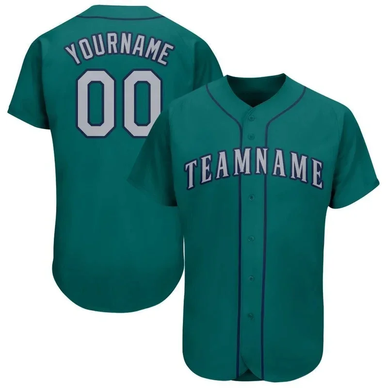 Custom Green Series  Baseball Jersey Men and Women Section Shirt 3D Printed Shirt Casual Team Shirts Hip Hop Unisex Tops