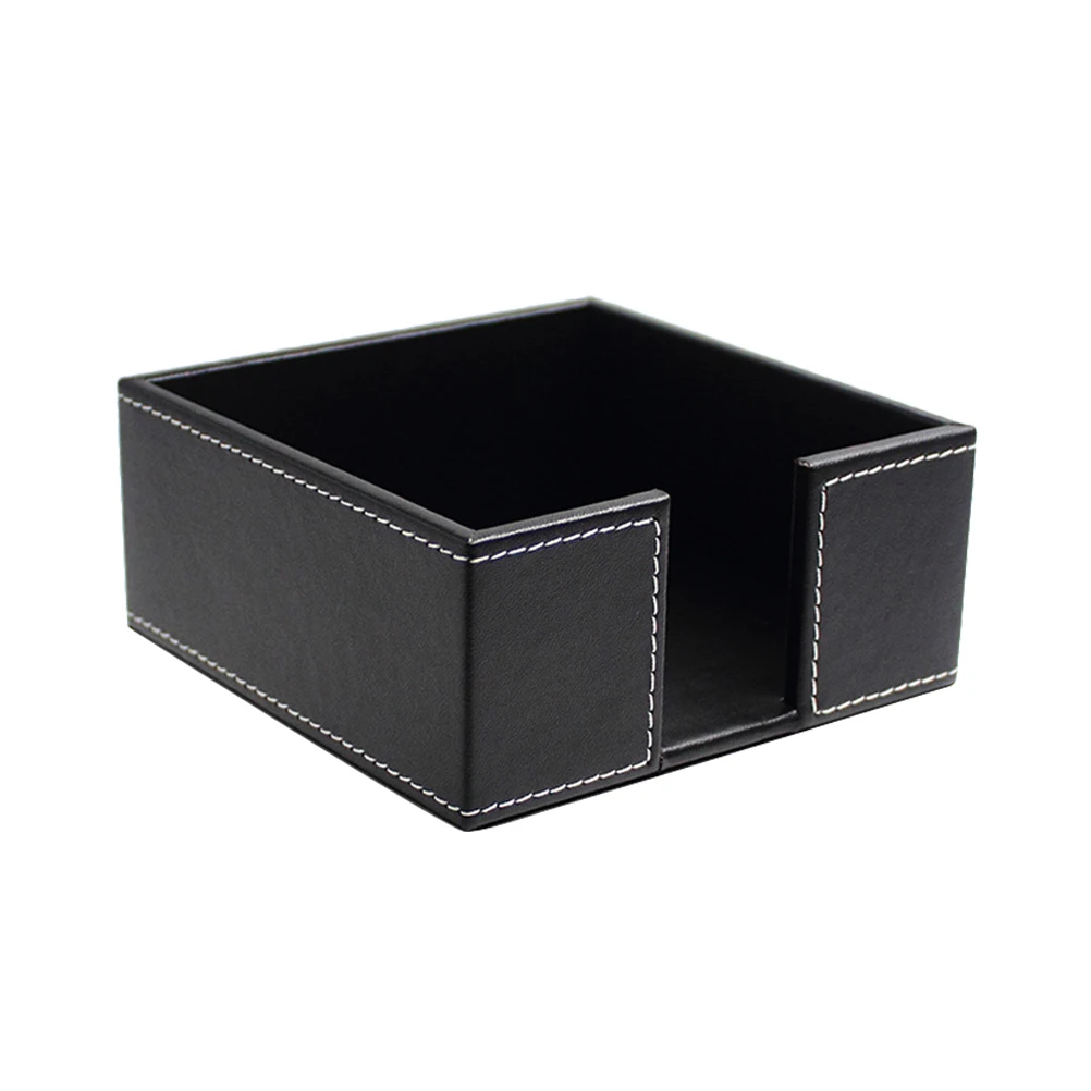 

Tissue Box Napkin Holder Storage Container PU Home Car Bathroom Easy Install Reusable Practical Elegant Design