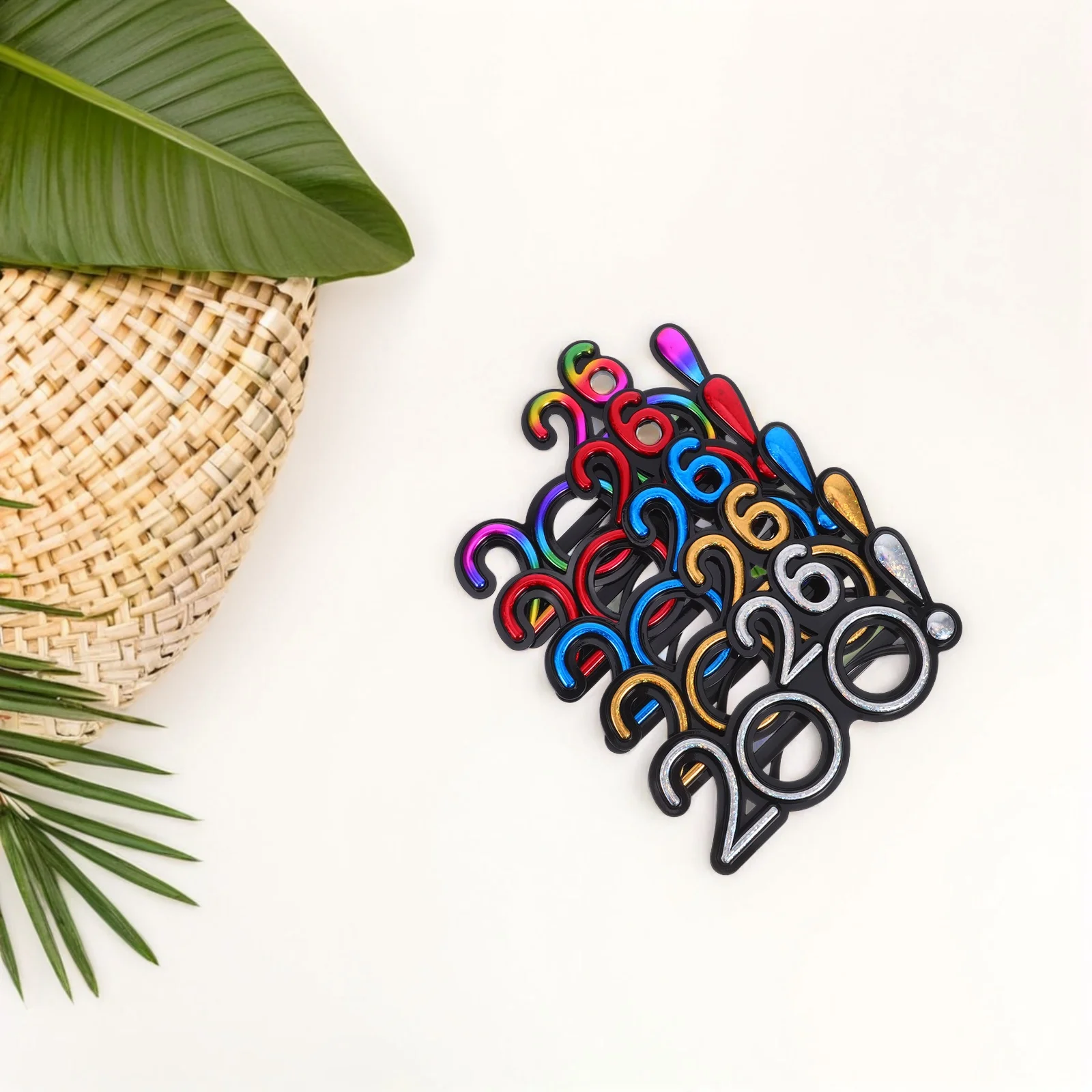 

Decorative Glasses 2026 Novelty Party Sunglasses for Adults Carnival Graduation Celebration Fancy Dress Props