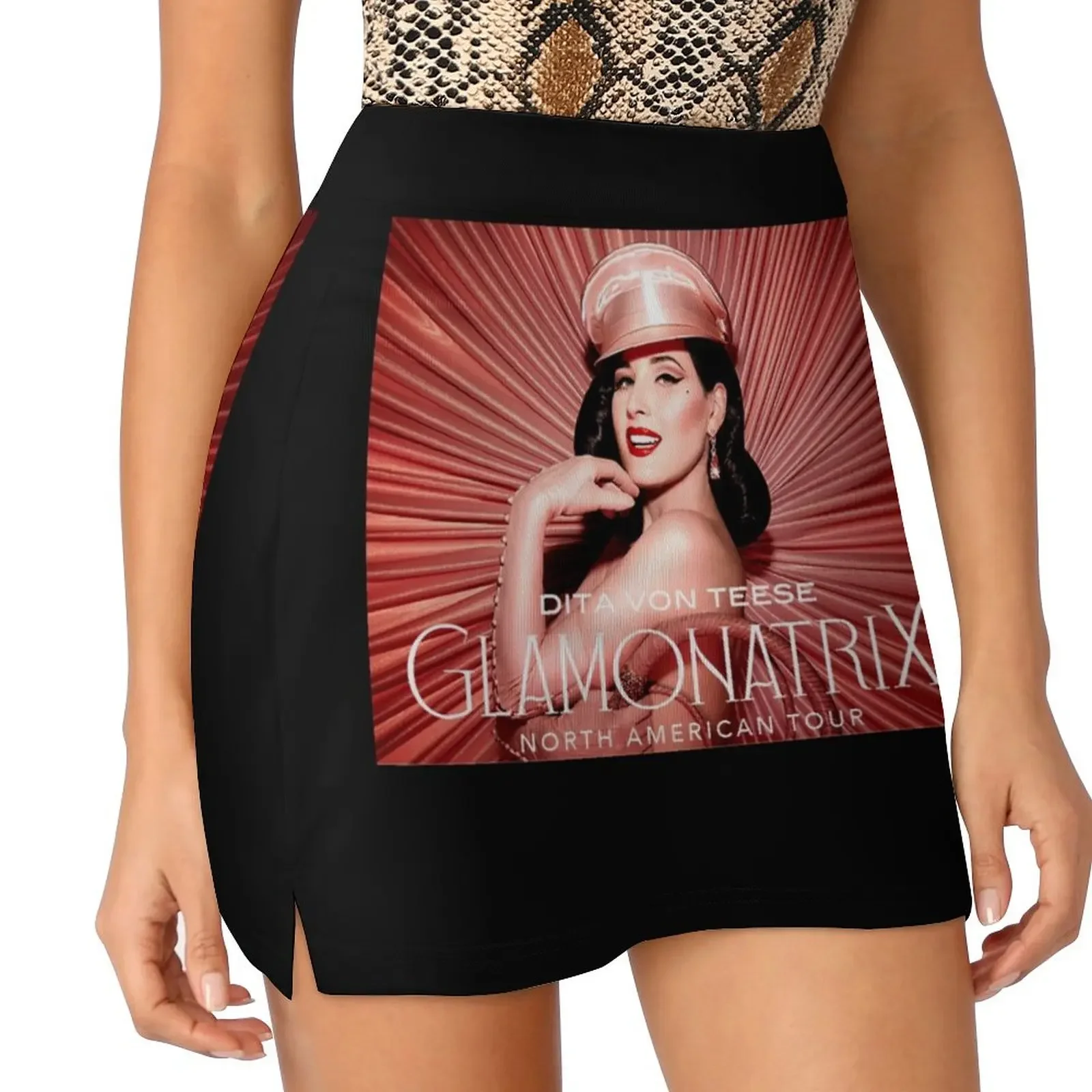 

dita glamonatrix von teese Mini Skirt skirt for woman night club women new in dresses