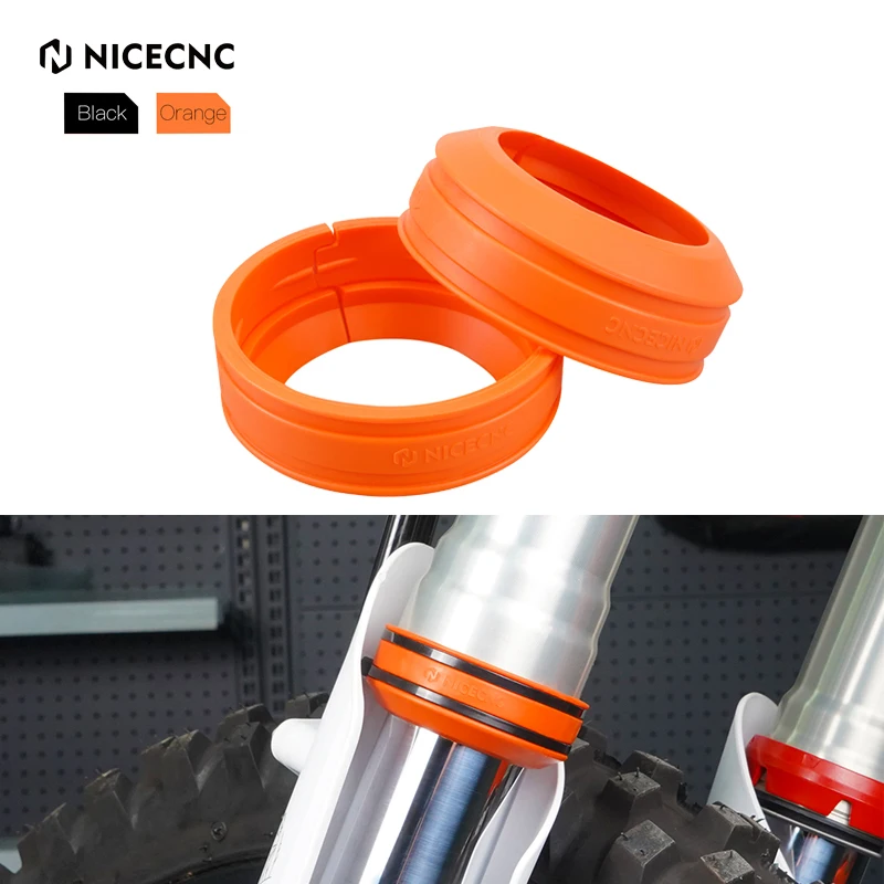 NICECNC Fork Mud Scraper For KTM 690 Enduro R/SMC R 950/990 Duke Adventure/Supermoto/SMT/SMR 1190/1290 Adventure/R/S/T 2004-2024