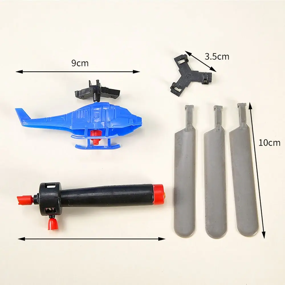 Tirador de alambre de bambú con forma de libélula, cuerda para dibujar, mango, línea de tracción, helicóptero, helicóptero eléctrico, deportes al aire libre, avión de juguete