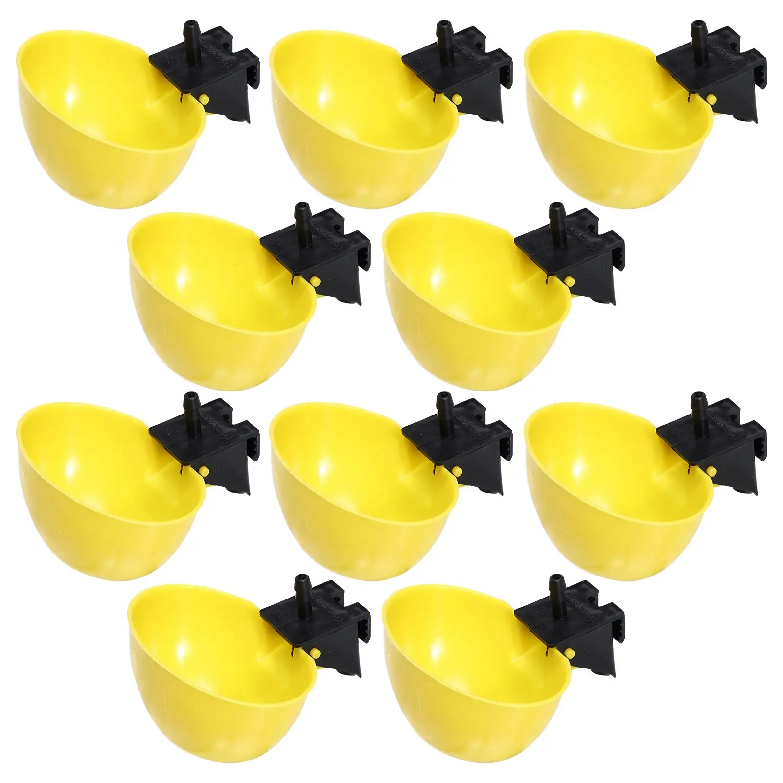 

10 Pcs Automatic Bird Water Bowls High Quality Plastic Durable Waterproof Pet Supplies Pigeon Chicken Drinking Feeder Home Decor
