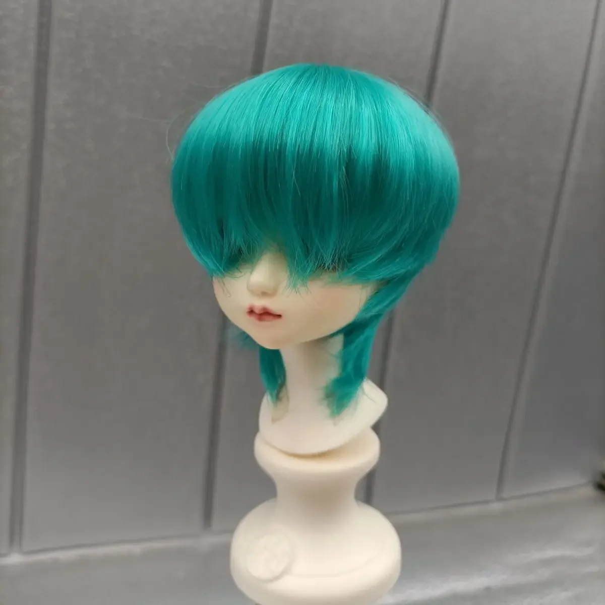 

New 1/3 1/4 1/6 1/8 Doll's Wig for Bjd Doll Embryo Hair Uncut Bangs Girl Toys Dress Up Play House Doll Accessories, No Doll