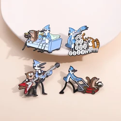 Funny Animation Movies Cartoon Enamel Pins Daily Life Brooches Lapel Badge Backpack Clothes Decorative Jewelry Gift for Friends