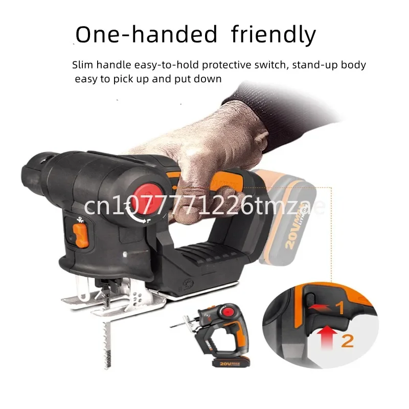 Woodworking Practical Electric Tool Charging Scroll Saw Wx550 Lithium Ion Reciprocating Saw