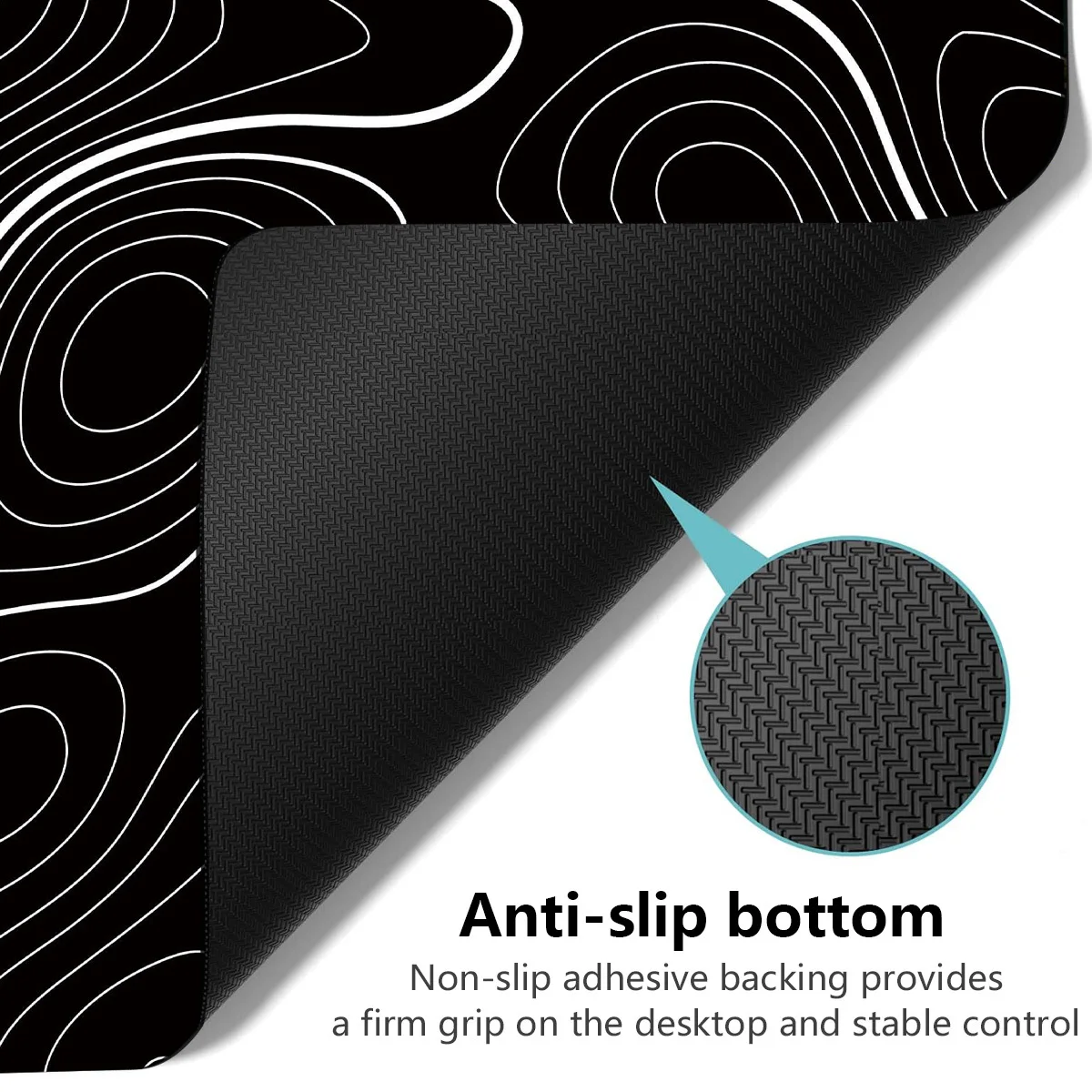 1PC Large Mouse Pads For Desk, Gaming Mouse Pad, Mouse Pad with Stitched Edgesand Non-Slip Rubber Base, Extended Mouse Pad