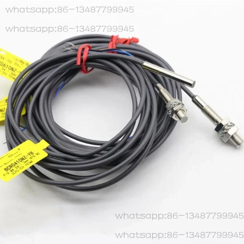 5PCS Embedded Inductive Proximity Sensor, M4 M5 M6 Metal Detection Switch, DC 3-wire NPN NO 1.0mm Sensing Distance
