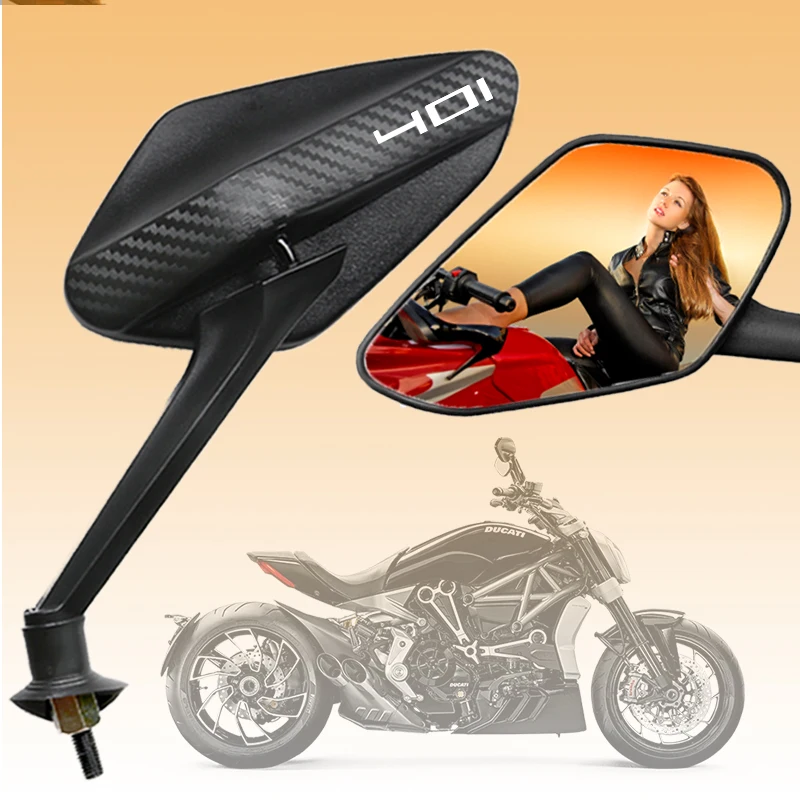 

Простота установки, зеркало заднего вида из углеродного волокна для мотоцикла с логотипом Svartpilen 250 701, VITPILEN Norden 901, регулируемое