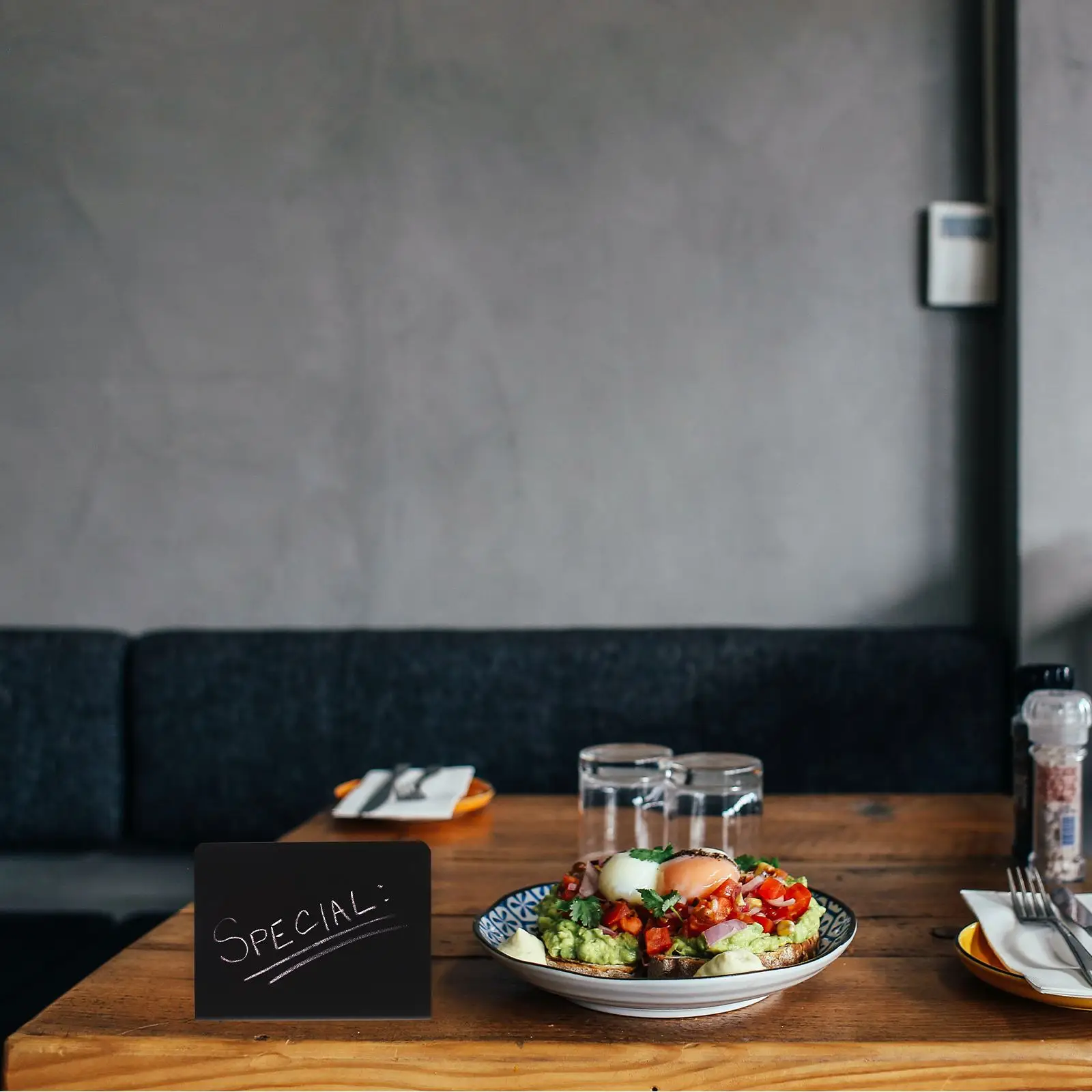 10 stücke Mini-Tafel Zeichen lösch bare hand geschriebene Menü tafel wieder verwendbare Tischplatte Nachricht Tafel Hochzeits feier Dekor Cafés Werkzeug