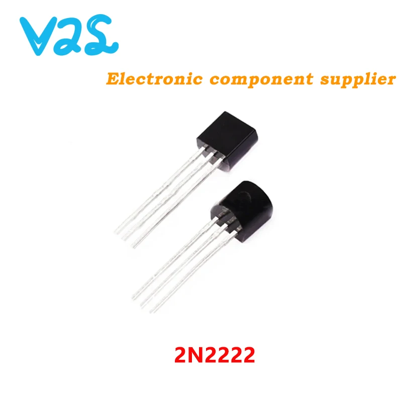 

(100pcs) 100% New 2N2222 2N2222A 0.6A 30V TO-92 IC