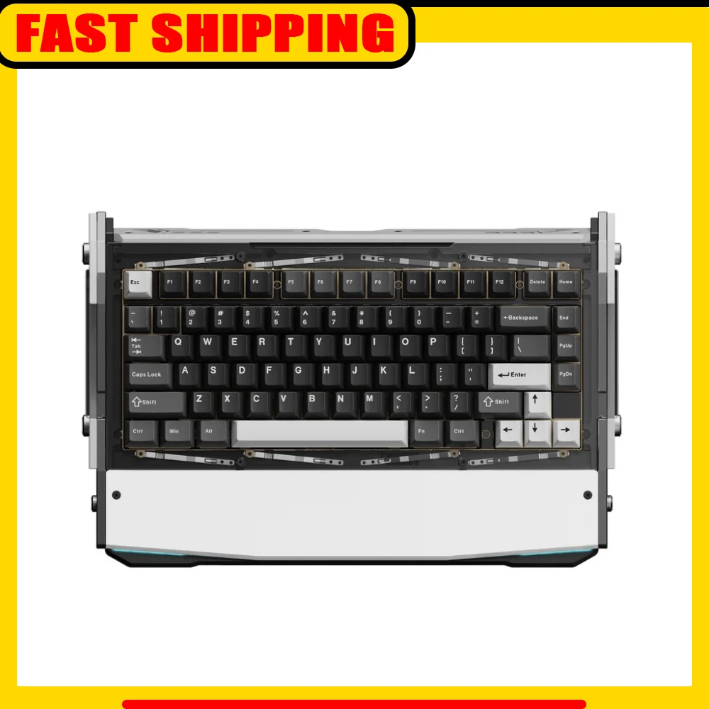 

Angry Miao Dry Studio Black Diamond 75 RT Клавиатура с магнитным переключателем Проводная механическая клавиатура 0,04 ммRT 8000 Гц Игровые клавиатуры