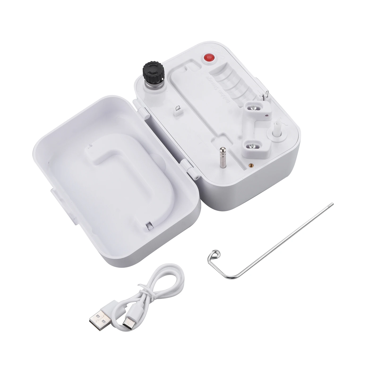 Portable Electrical Bobbin Winder For Sewing Machine Adjustable Infrared Automatic