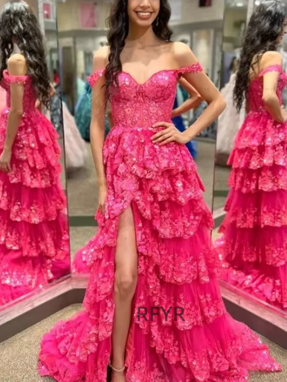 Рисунок 3 - RFYR Фиолетовое вечернее платье