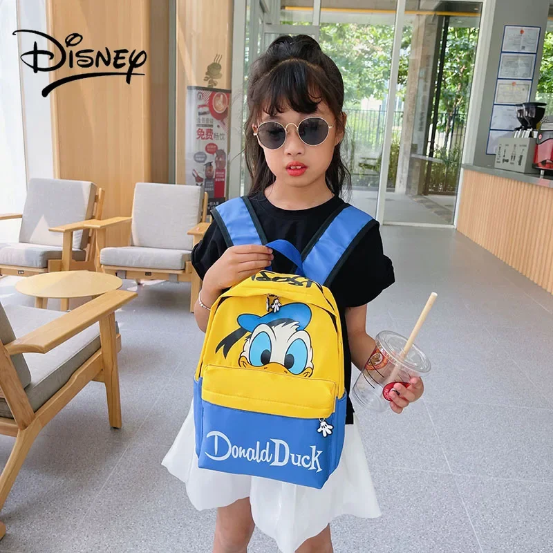 Sac à Dos d'École Disney Minnie Cartoon pour Enfant, Mini Cartable pour Fille et Maternelle