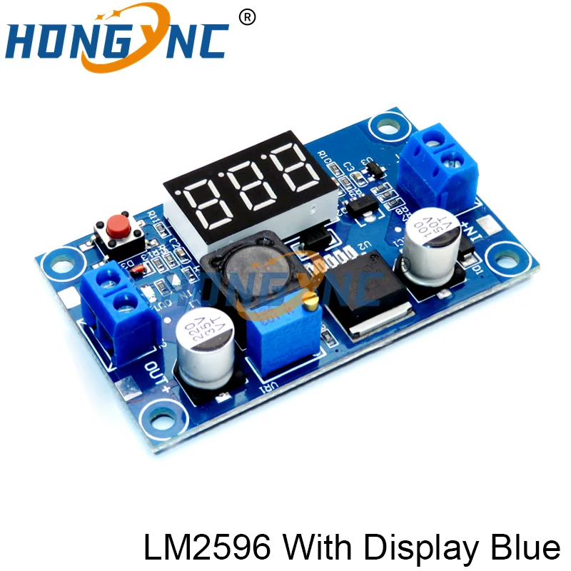 LM2596 BUCK 3A DC-DC Voltage Adjustable Step Down Module 4.0~40V to 1.25-37V Adjustable Regulator With LED Voltmeter