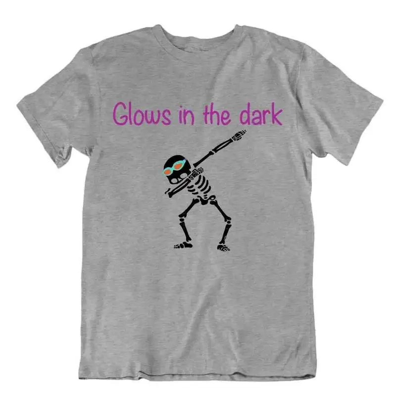 

Glows In The Dark Tshirt Humor Tee Funny Retro T Shirt Awesome