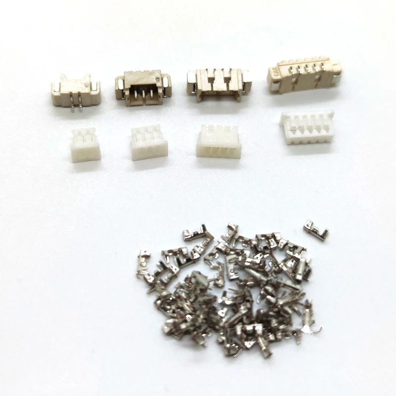 60Set/Box JST 1.25Mm Pitch SMD Konektor Tipe Horizontal 2P/3P/4P/5Pin Terminal/Housing/Pin Kit Konektor Header