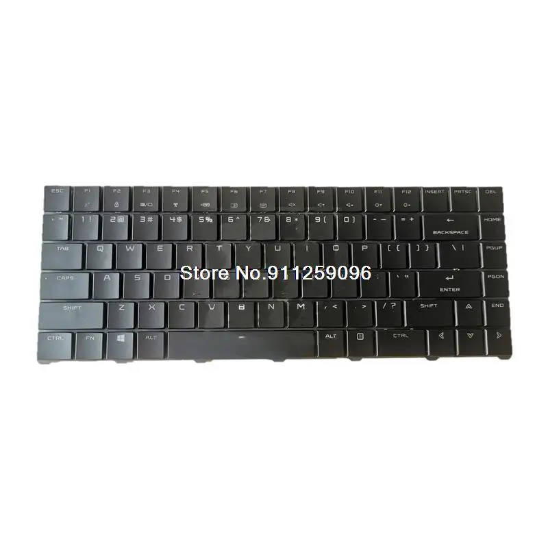 teclado do portatil para terrans force qc7 ingles eua preto novo 01