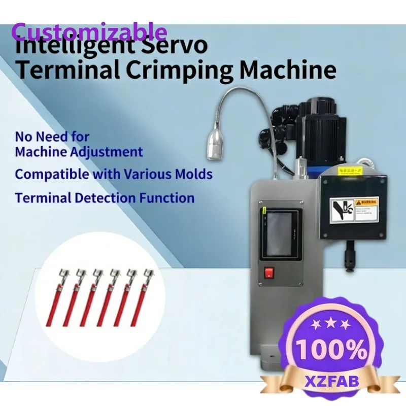 Factory Direct 2026 Durable Reliable 2T 4T High Precision Automatic Servo Terminal Crimping Machine for Industrial Wire Harness