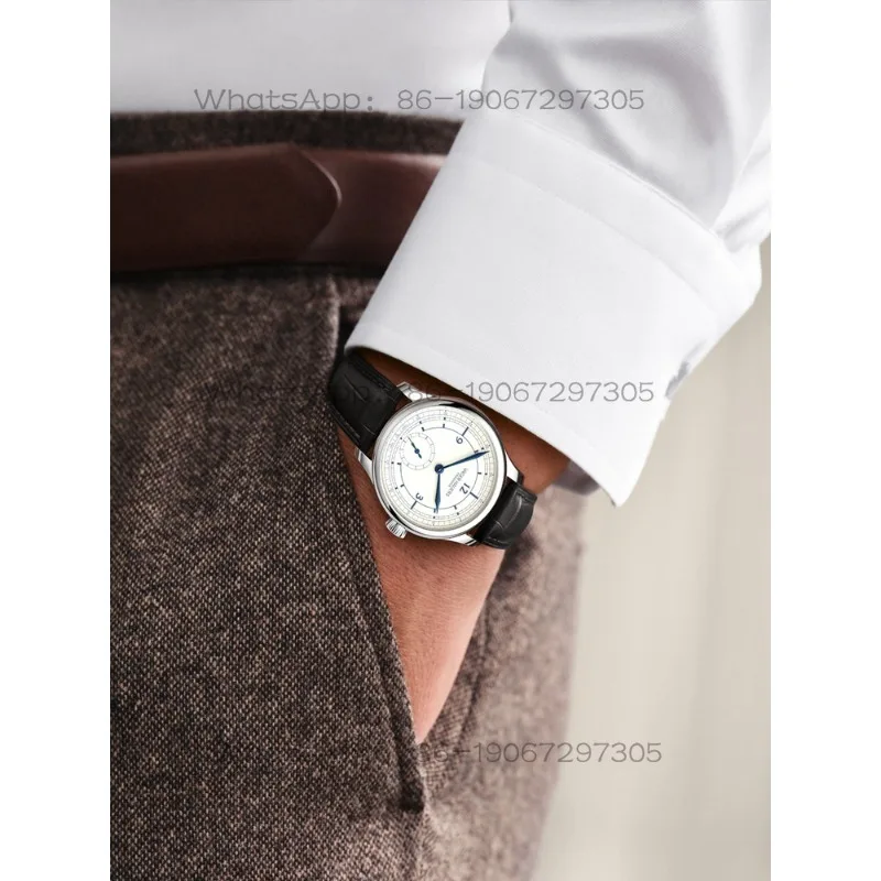 Classical Small Three-pin Watch Male Mechanical Watch Manual Waterproof 37mm Two-pin and Half Small Dial Male Watch