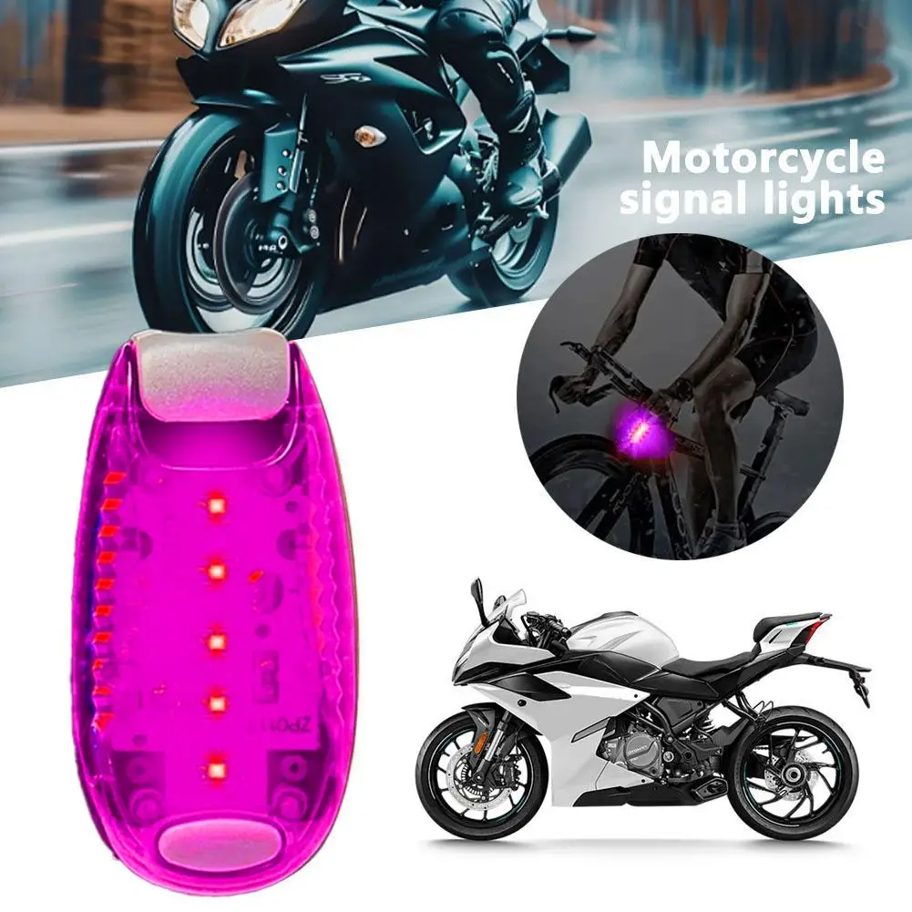 3 قطعة دراجة نارية صغيرة الذيل ضوء LED في الهواء الطلق ليلة تشغيل ضوء الذراع ضوء ظهره تحذير ليلة مشبك إضاءة خوذة الظهر Waterpr K2D2