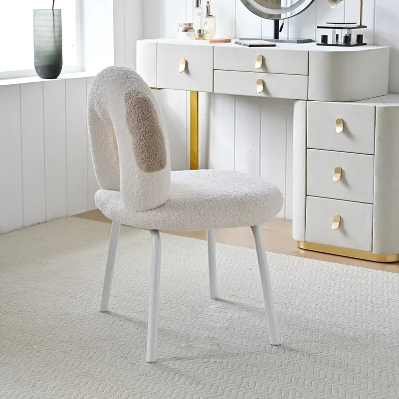Bedroom dressing stool, modern simple small apartment household dressing table chair, high-end sense