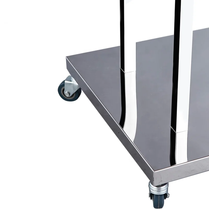 customized.Heavy Duty 4 Way Rack Adjustable Arms Square Tubing Clothing Rack Clothing Store Display