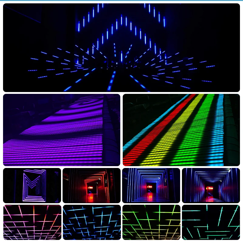 LED pixel light bar and flight case KTV theater auditorium stage bar concert lighting Artnet control box with DMX mode