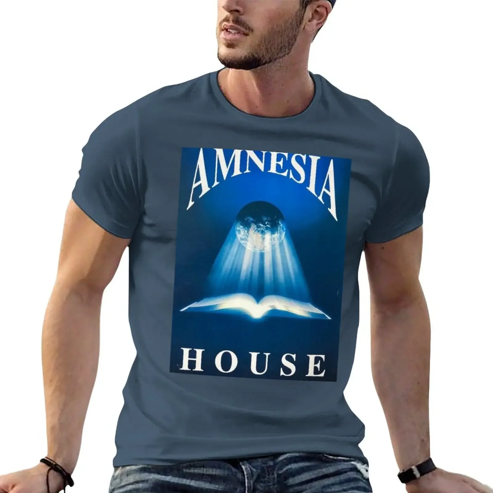 Amnesia House Rave Flyer T-Shirt Short sleeve tee plain kawaii clothes shirts graphic tees workout shirts for men