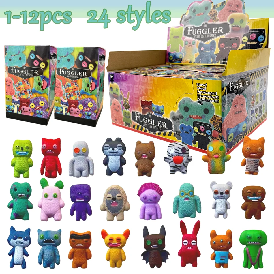 

In Stock Funk Teeth Treasure Cute Teeth Monster Fuggler Series Blind Box Figure Ugly Cute Trendy Toy Plastic Toy Childrens Gift