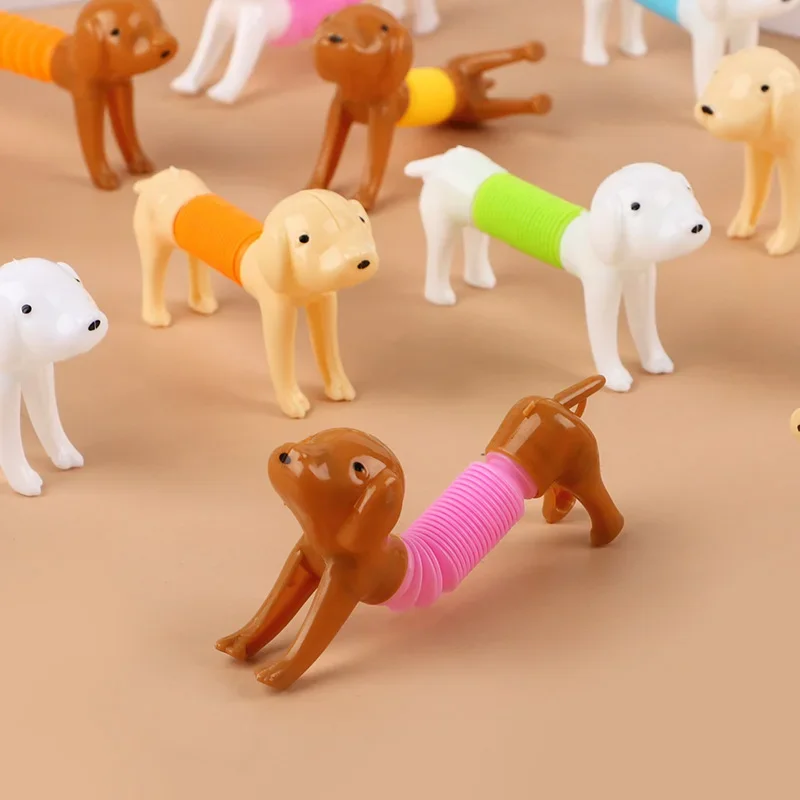10 قطعة لمط الكلب الإجهاد الإغاثة أنابيب البوب لعبة أطفال حفلة عيد ميلاد تفضل بيناتا حشو تصغير الضغط الحسي لعبة #2