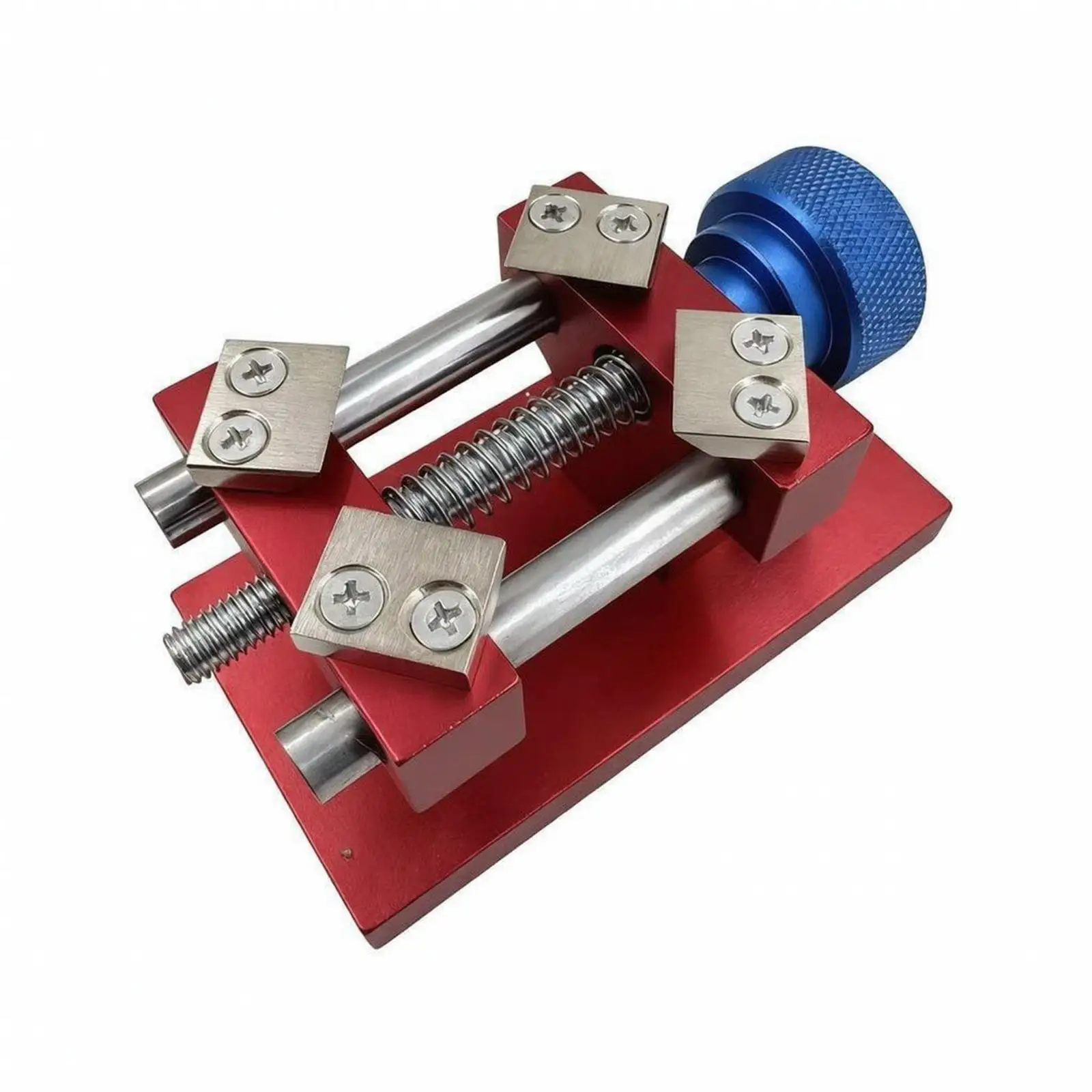 Metal Watch Bezel Opener Tool Watchmaker Equipment for Dismantling Watch Crystals Adjustable Clamping Blocks Repair Accessory