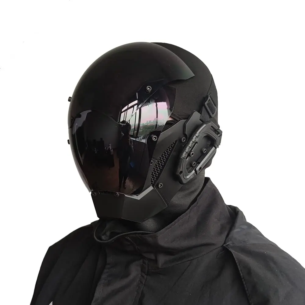 JAUPTO Cyberpunk Masker Spelen Cosplay Robocop van de Toekomst Futuristisch Cool Standaard Model Science Fiction voor Halloween Party