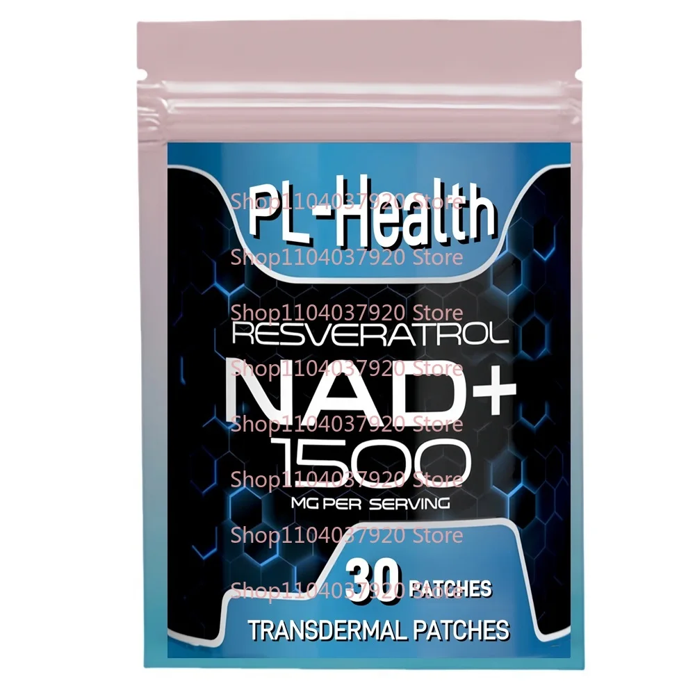 

30 Patches NAD Transdermal Patcheswith Resveratrol- Support Cellular Health, Stamina & Healthy Aging