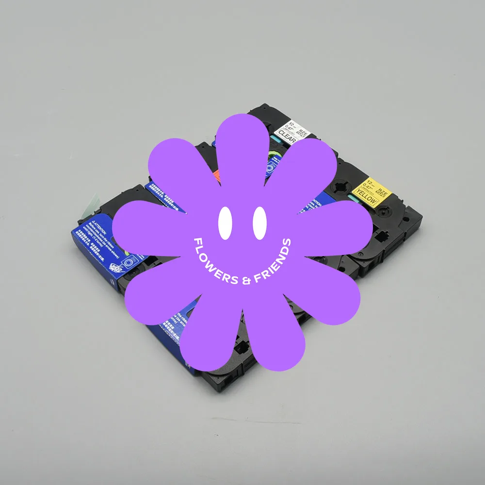 

5PK Label Tape for P3100 E1000 Pro Ribbon Label Maker Printer Black on White TZe-231 TZe-631 Compatible for Brother P-touch