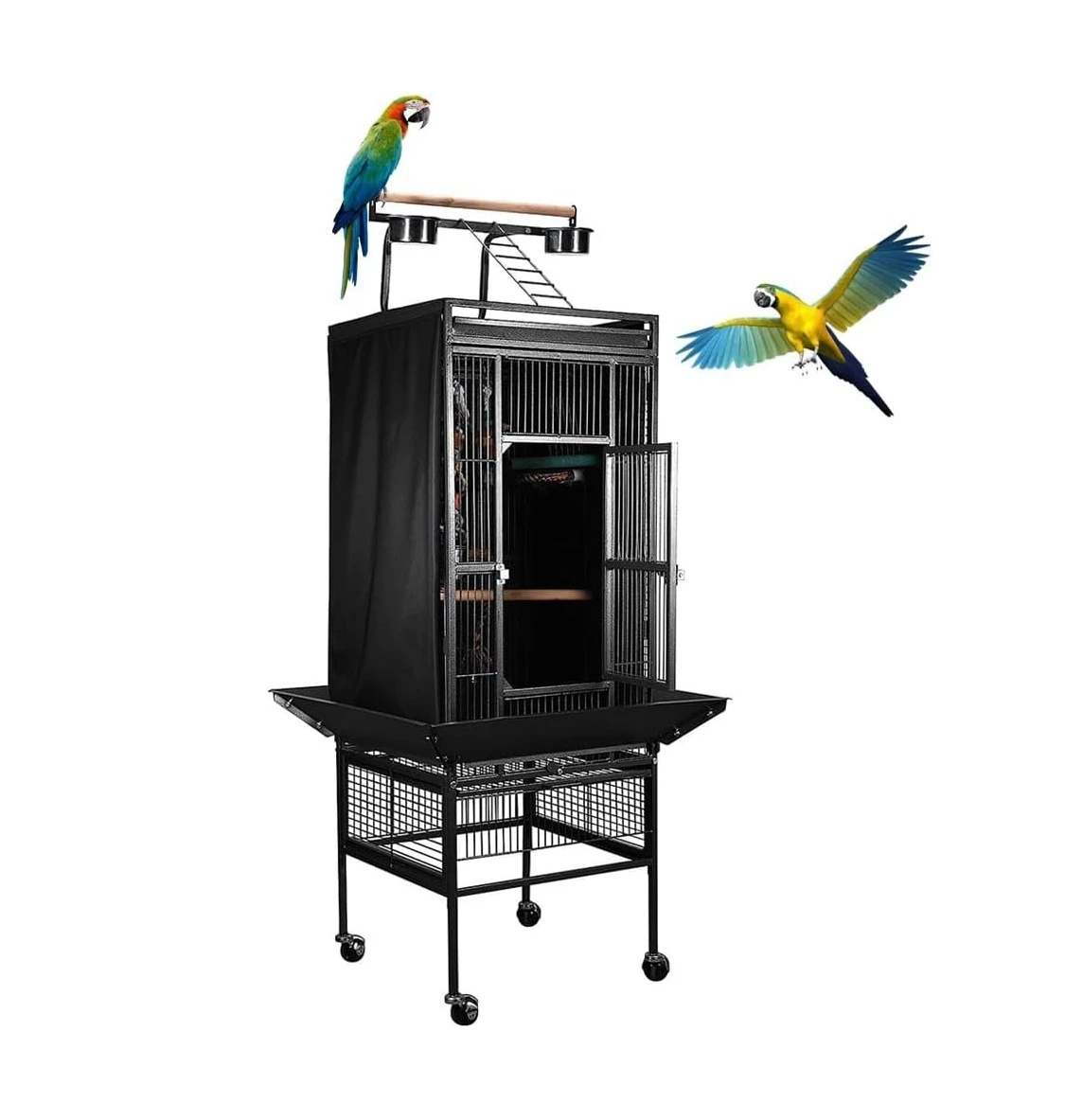 

Rust Resistant New Style Bird House Parrot Cage Bird Breeding Cage Set