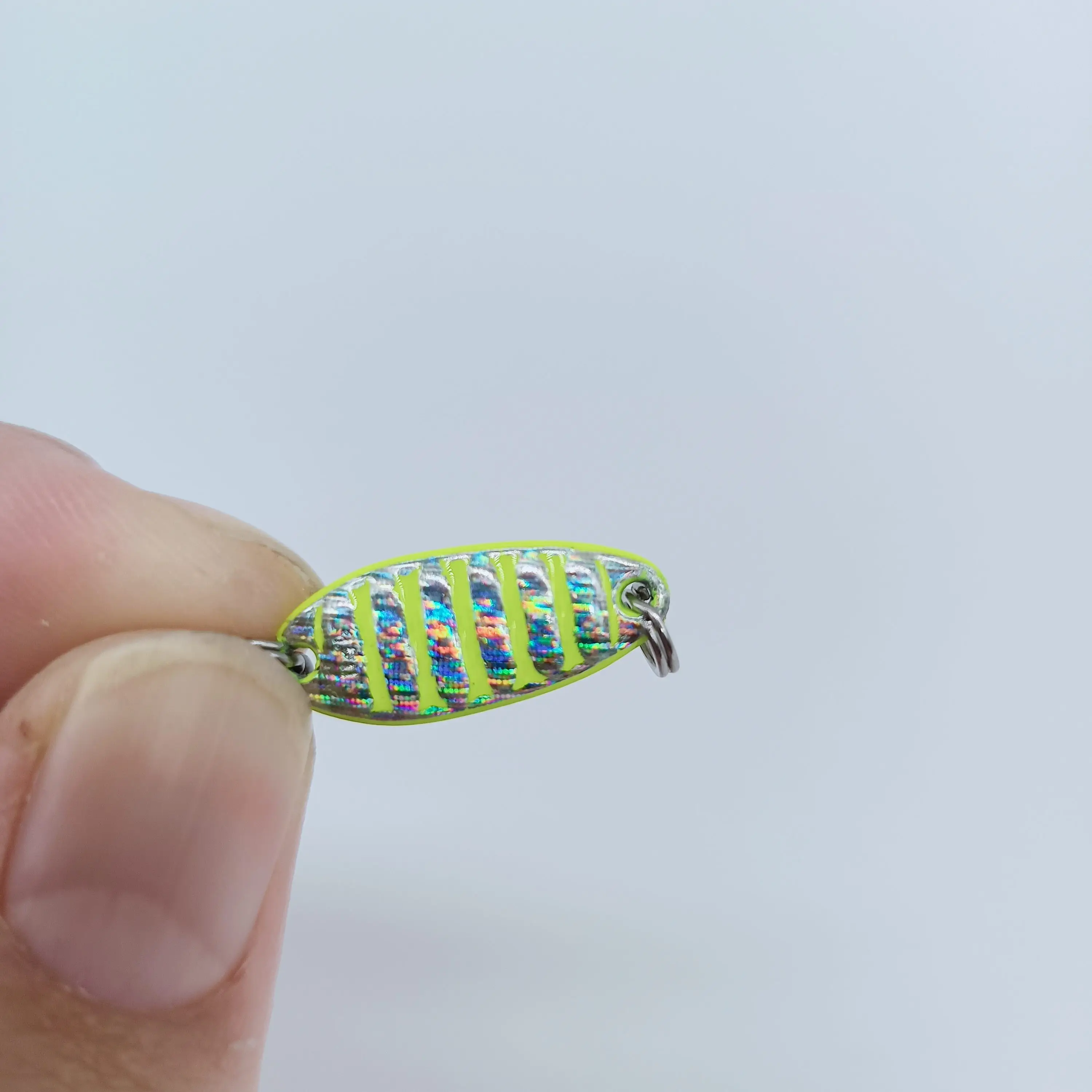 DUODUOYU 1PCS Mini Jigging Fishing Lures 1.5g/3g Micro Metal Jig Spoon Bait with Single Hook Artificial Bait Fishing Accessories