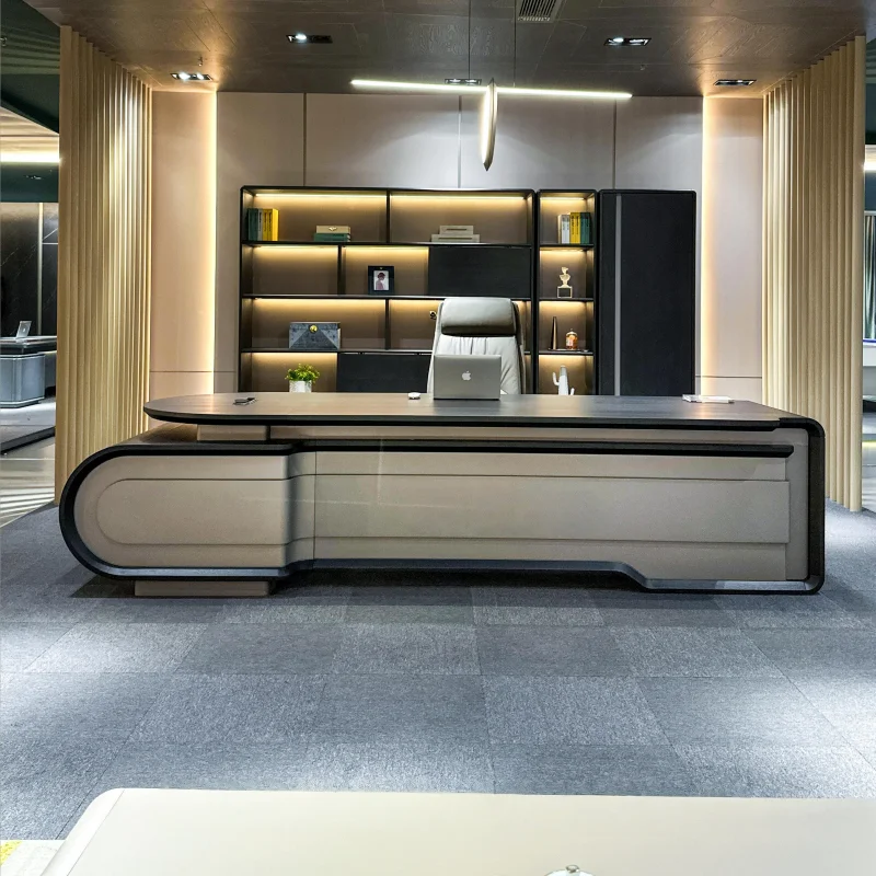 Designer Drawers Executive Desk Storage Strong Large Luxury Modern Office Desks Cheap Wood Mesa De Escritorio Office Furniture