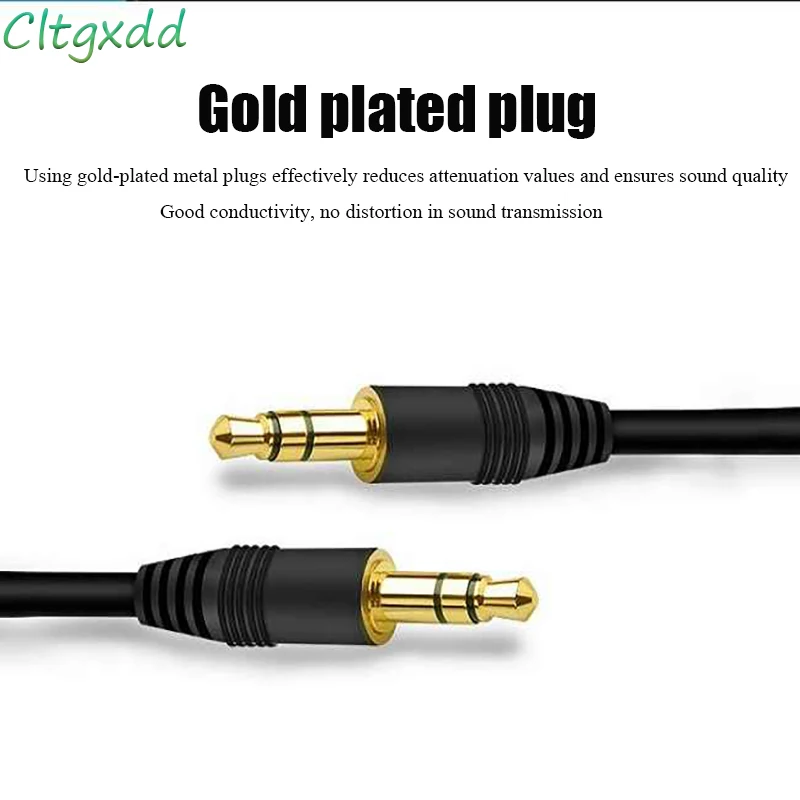 Audio Cable Aux Car 3.5mm Public Computer Mobile Phone Car Audio Speaker Headset Dual Head Plug Connection Cable 10m/15m/20m