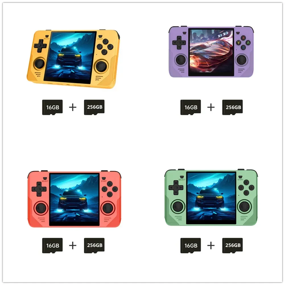 7colors Powkiddy RGB30 4.0''Ips Hd Screen WIFI RK3566 OpenSource Handheld Psp N64 Rocker Arcade Game Console 64bit 3d Simulator