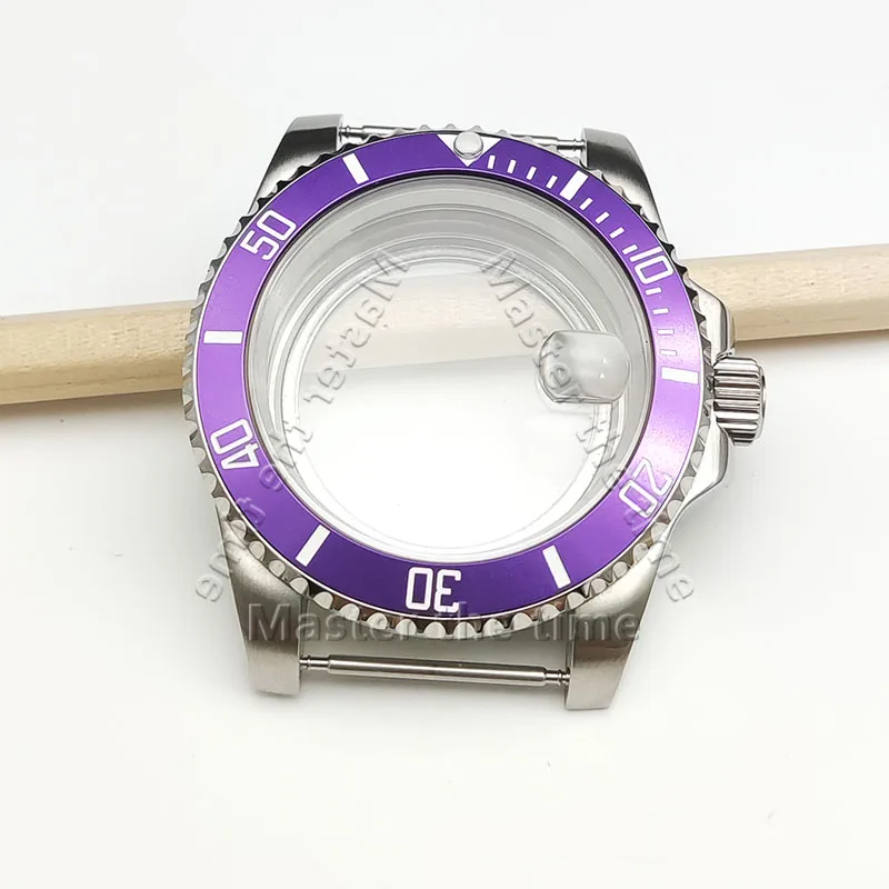Stainless Steel Watch Case Suitable for Japanese NH35/NH36 Movement with Transparent Bottom Cover