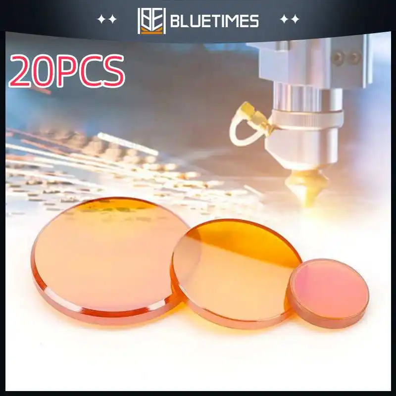 

BLUETIMES YongLi PVD CO2 Focusing Lens Dia.12 20 25 mm FL38.1 50.8 63.5 101.6 127 190mm for Laser Engraving Cutting Machine