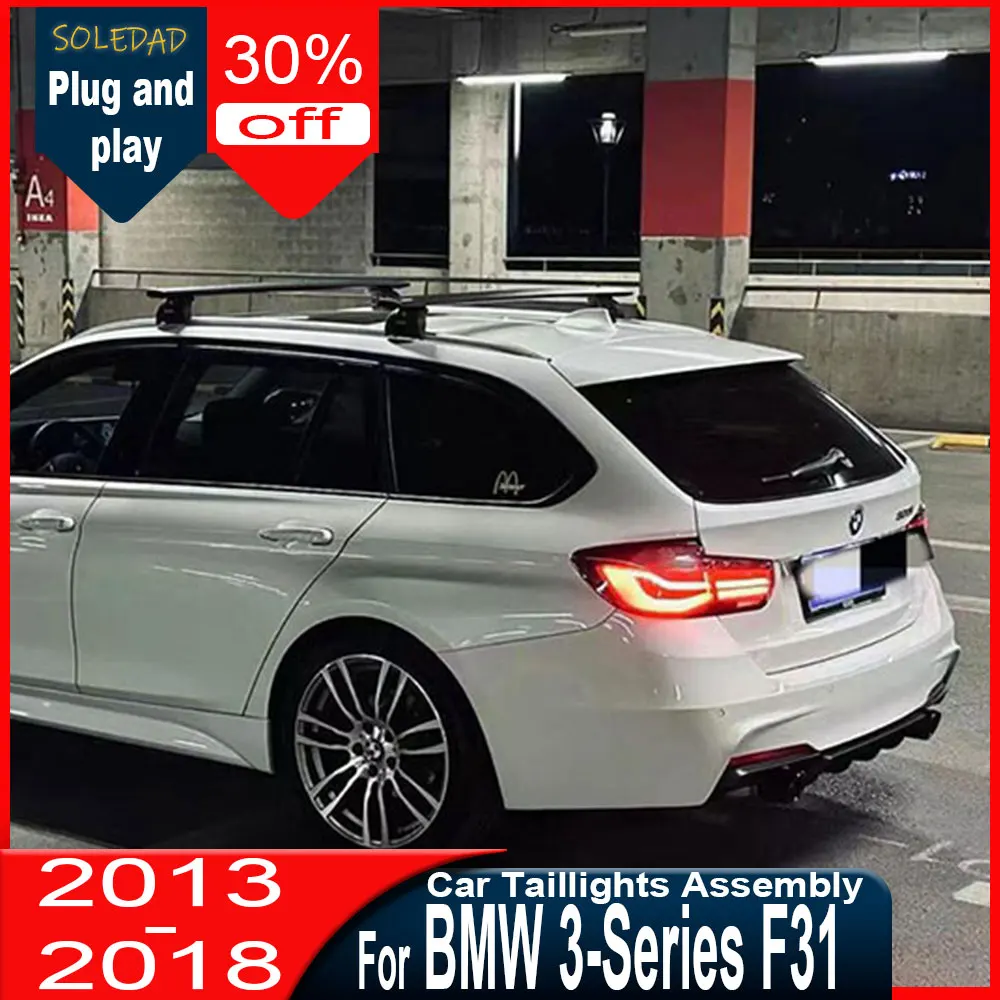 

Задний светодиодный фонарь для BMW F31 2013-2019: стоп-сигнал, сигнал торможения, ДХО, задний ход. Комплект задних фонарей, Plug and Play.
