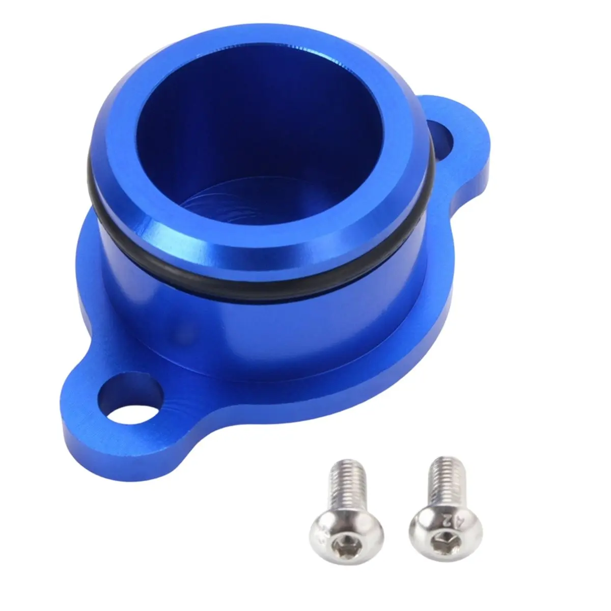 Compatible Aluminum Oil Pump Block Off Plug Kit for PW50 PW80, Blue Anodized Oil Injection Delete Kit with O-Ring & Screws