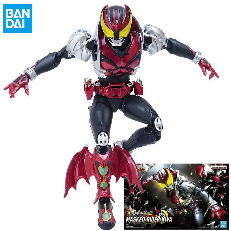

Bandai Original BOX Figure-rise Standard FRS MASKED RIDER KIVA FORM Action Figure Assembly Model Toys Collectible Ornaments