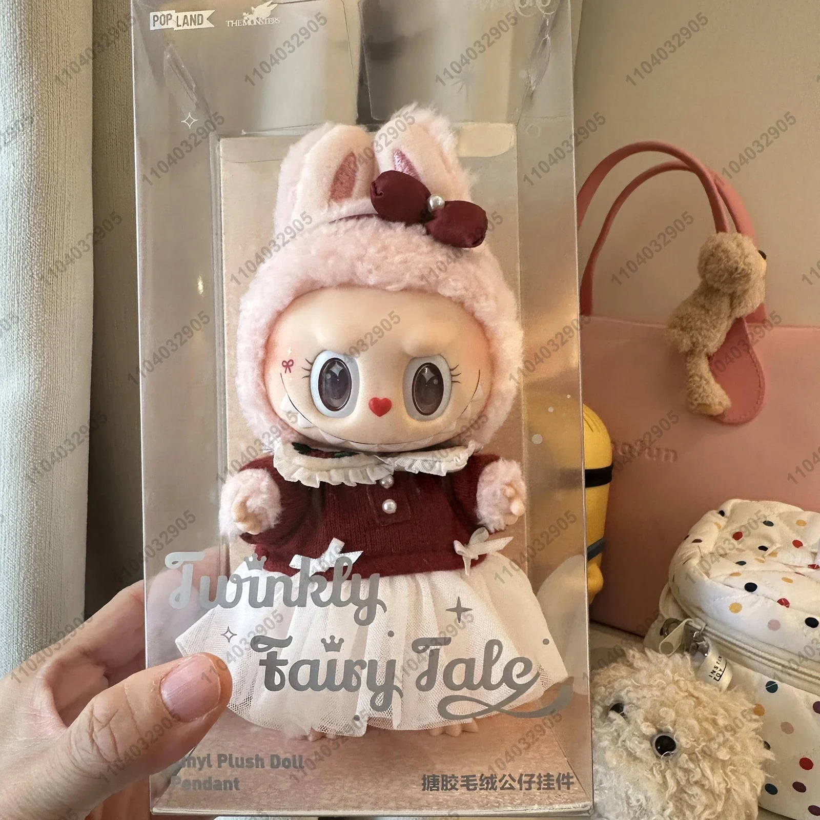 Christmas Mokoko Twinkle Fairy Tale Labubu The Monsters Original Replica 1: 1 Action Figure Vinyl Plush Toy Bag Charm Pendant