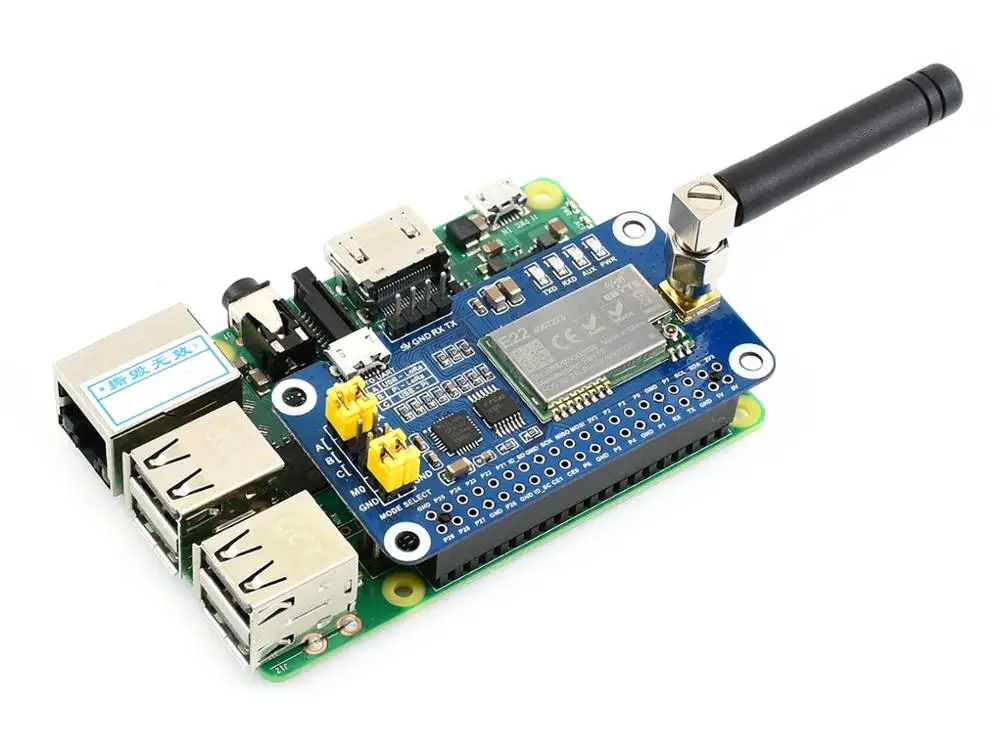 Imagem -03 - Waveshare Lora Hat para Raspberry pi Spread Spectrum Modulação 470mhz Frequency Band Sx1268